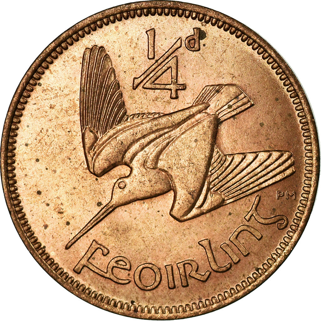 Coin, IRELAND REPUBLIC, Farthing, 1953, MS(63), Bronze, KM:9