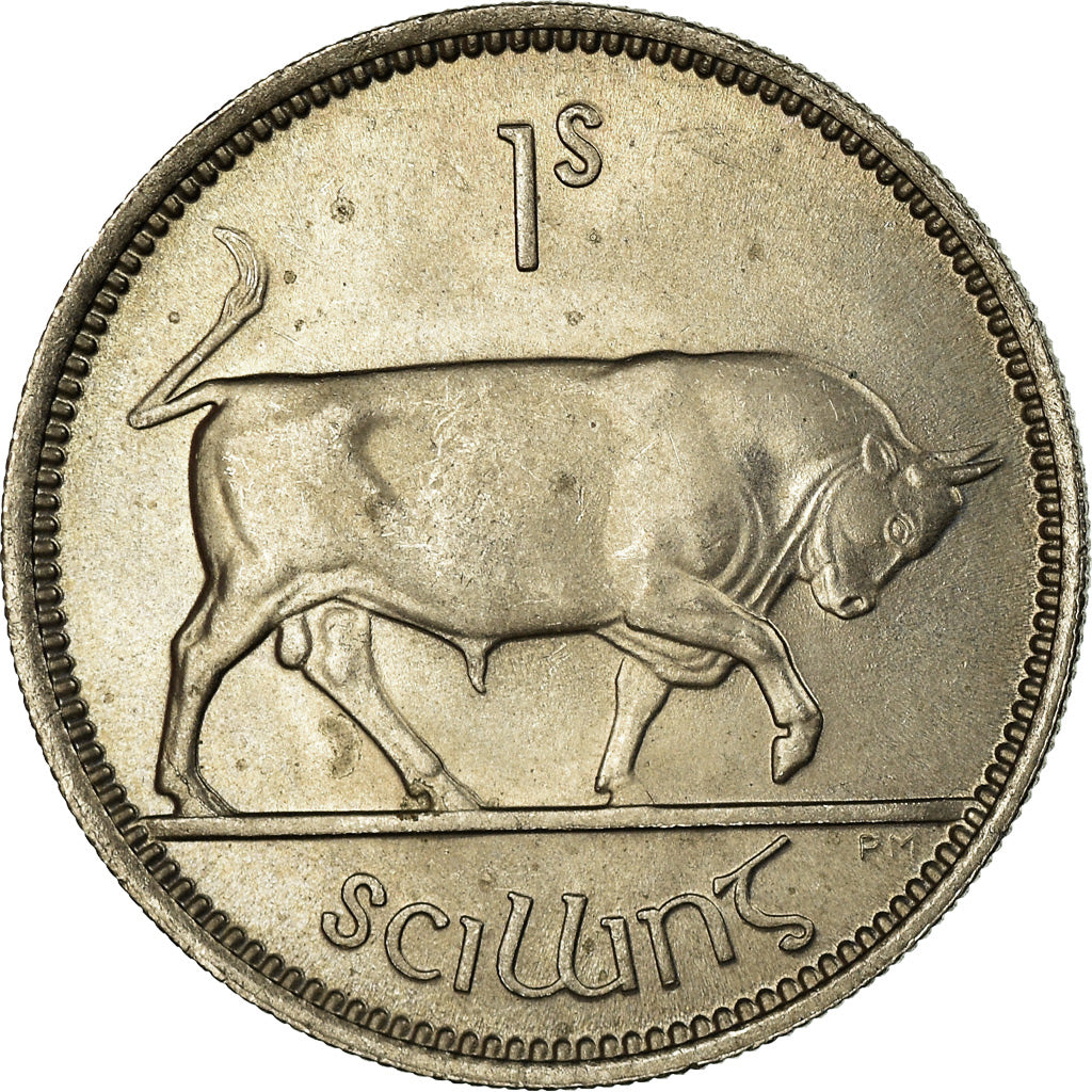 Monnaie, IRELAND REPUBLIC, Shilling, 1954, SUP, Copper-nickel, KM:14A