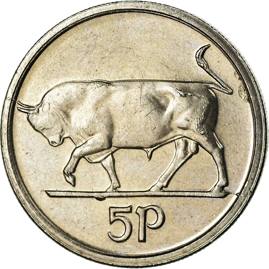 Munten, REPUBLIEK IERLAND, 5 Pence, 1994, PR, Copper-nickel, KM:28
