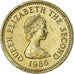 Coin, Jersey, Elizabeth II, Pound, 1986, MS(63), Nickel-brass, KM:69