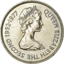 Coin, Guernsey, Elizabeth II, 25 Pence, 1977, MS(63), Copper-nickel, KM:31