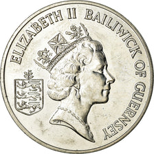 Coin, Guernsey, Elizabeth II, 2 Pounds, 1985, MS(63), Copper-nickel, KM:47