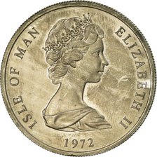 Münze, Isle of Man, Elizabeth II, 25 Pence, 1972, UNZ, Copper-nickel, KM:25