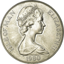 Coin, Isle of Man, Elizabeth II, Crown, 1980, Pobjoy Mint, MS(63)