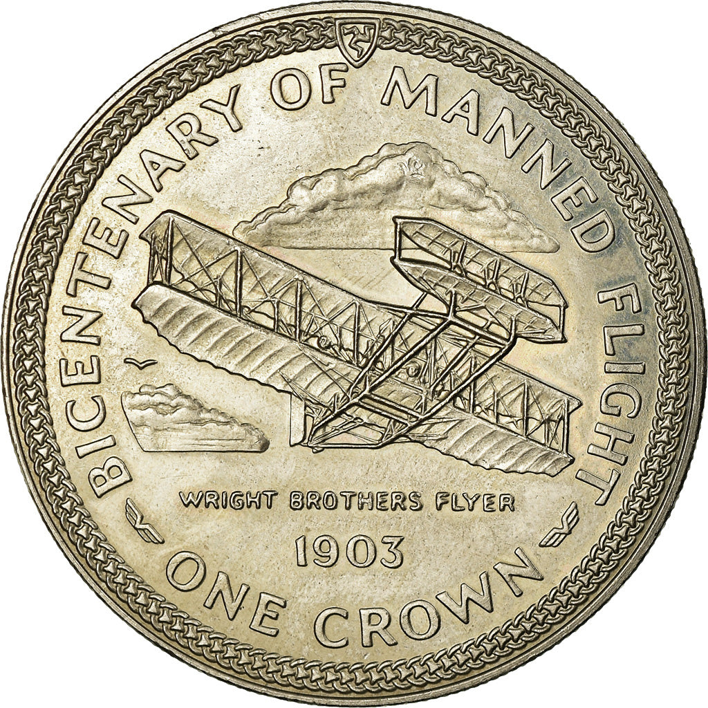 Coin, Isle of Man, Elizabeth II, Crown, 1983, Pobjoy Mint, MS(63)