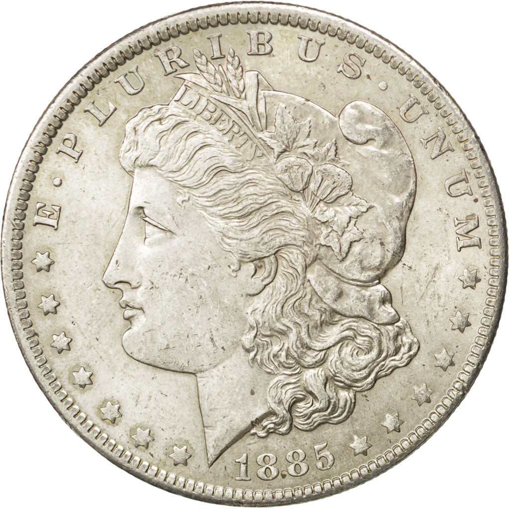 UNITED STATES, Morgan Dollar, Dollar, 1885, U.S. Mint, KM #110, AU(50-53),...