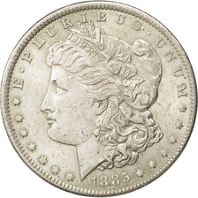 UNITED STATES, Morgan Dollar, Dollar, 1885, U.S. Mint, KM #110, AU(50-53),...