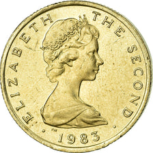 Coin, Isle of Man, Elizabeth II, Pound, 1983, MS(63), Nickel-brass, KM:109