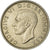 Münze, Großbritannien, George VI, 1/2 Crown, 1947, VZ, Copper-nickel, KM:866