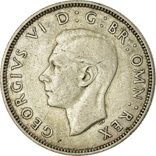 Monnaie, Grande-Bretagne, George VI, Florin, Two Shillings, 1941, TTB, Argent