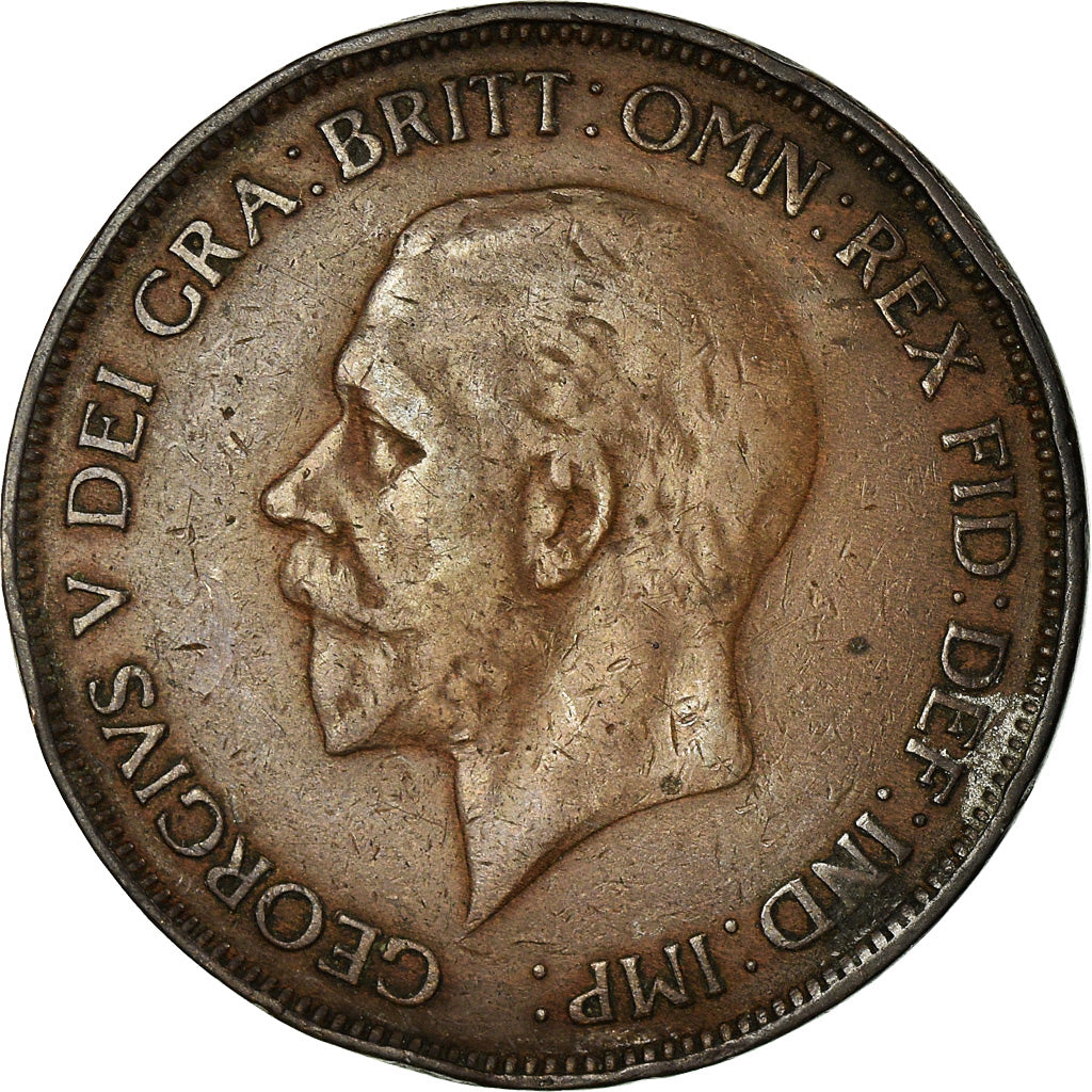 Münze, Großbritannien, George V, Penny, 1931, S+, Bronze, KM:838