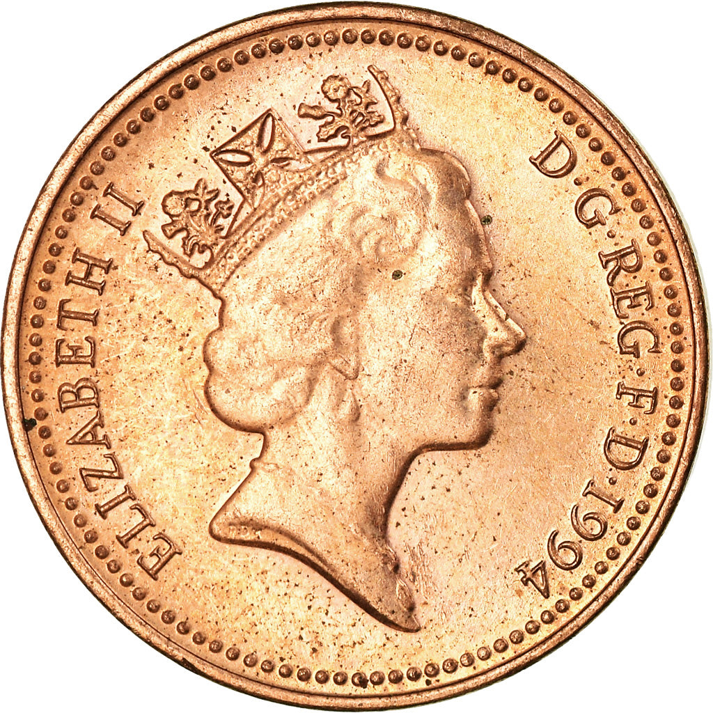 Monnaie, Grande-Bretagne, Elizabeth II, Penny, 1994, SUP, Copper Plated Steel