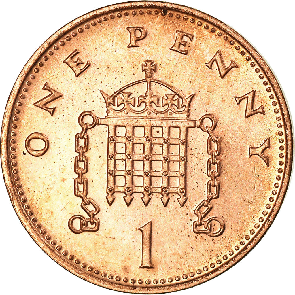 Monnaie, Grande-Bretagne, Elizabeth II, Penny, 1994, SUP, Copper Plated Steel