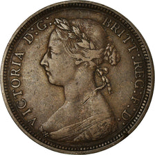 Coin, Great Britain, Victoria, 1/2 Penny, 1889, EF(40-45), Bronze, KM:754