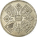 Coin, Great Britain, 5 Shillings, 1953, AU(55-58), Copper-nickel