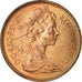 Coin, Great Britain, Elizabeth II, 2 New Pence, 1971, MS(63), Bronze, KM:916