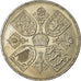 Coin, Great Britain, Elizabeth II, Crown, 1953, MS(63), Copper-nickel, KM:894