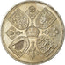 Coin, Great Britain, Elizabeth II, Crown, 1953, MS(63), Copper-nickel, KM:894