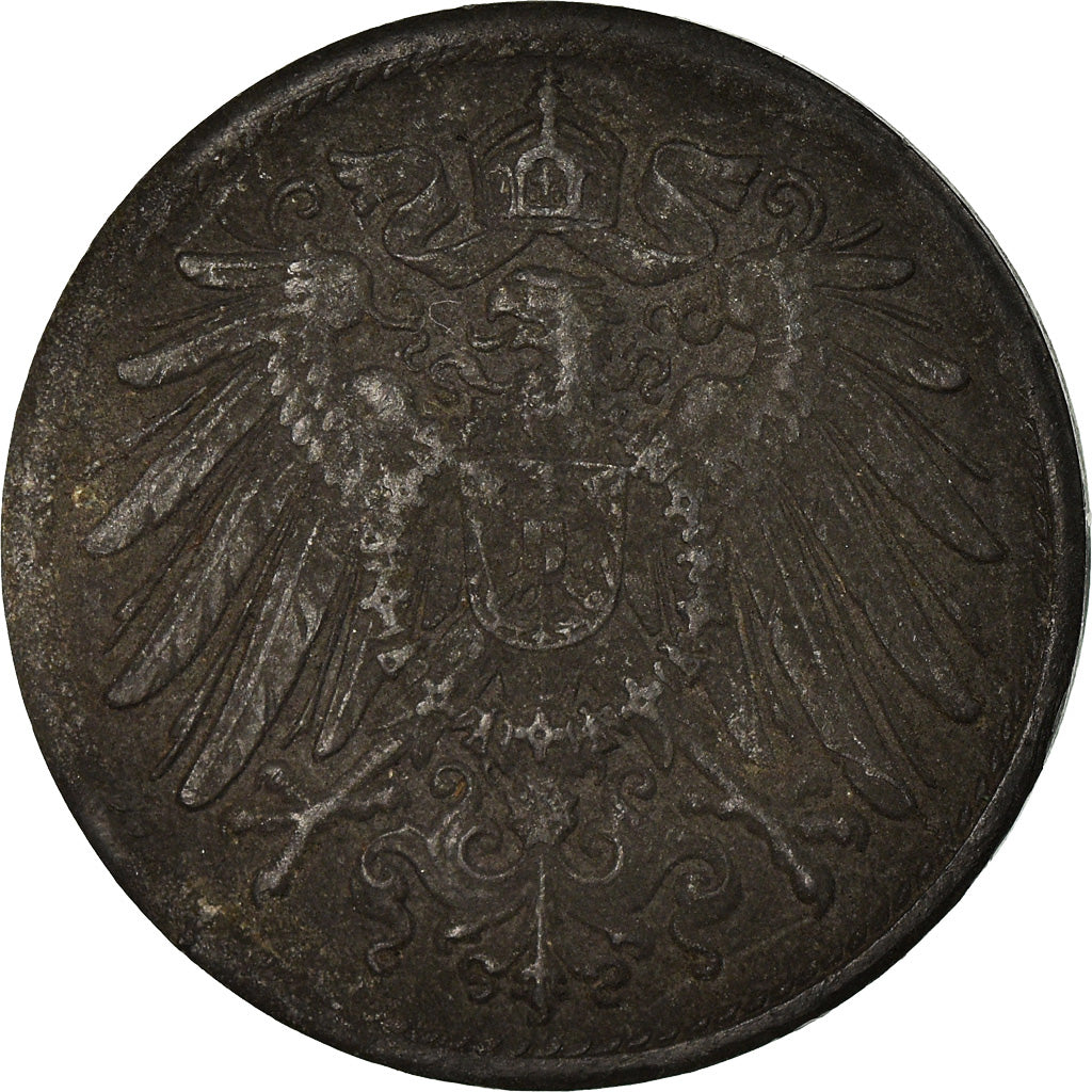 Moneda, ALEMANIA - IMPERIO, 10 Pfennig, 1921, Berlin, BC+, Cinc, KM:26