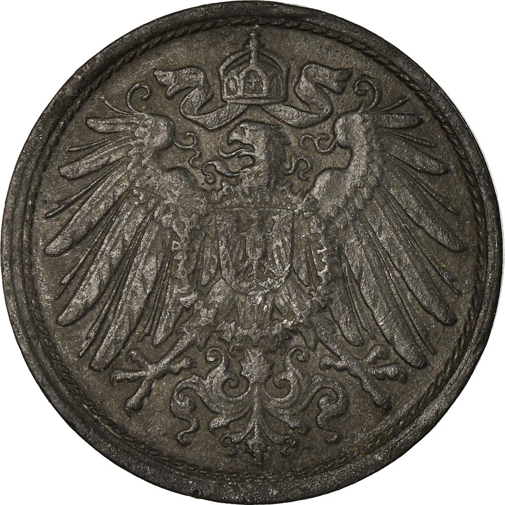 Coin, GERMANY - EMPIRE, 10 Pfennig, 1922, Berlin, VF(30-35), Zinc, KM:26