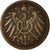 Münze, GERMANY - EMPIRE, Wilhelm II, Pfennig, 1908, Hamburg, S, Kupfer, KM:10