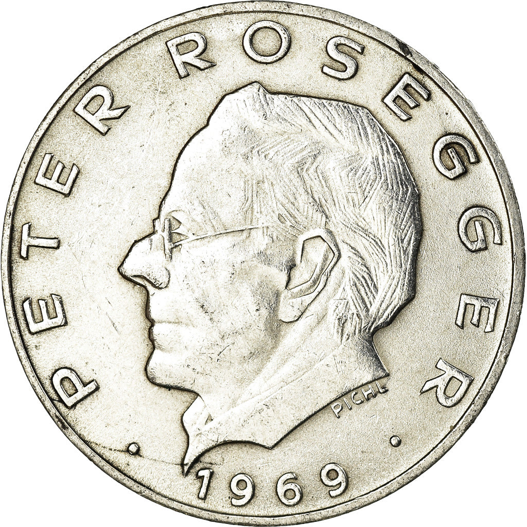 Coin, Austria, 25 Schilling, 1969, AU(55-58), Silver, KM:2905
