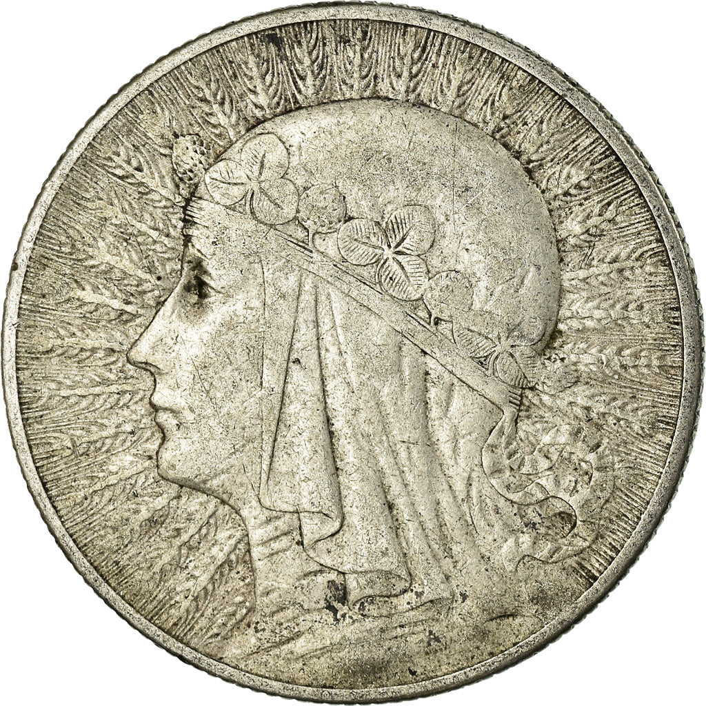 Coin, Poland, 5 Zlotych, 1932, Warsaw, EF(40-45), Silver, KM:21