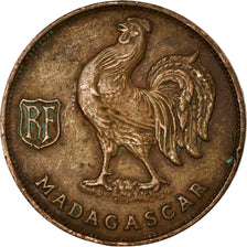 Coin, Madagascar, Franc, 1943, Pretoria, EF(40-45), Bronze, KM:2