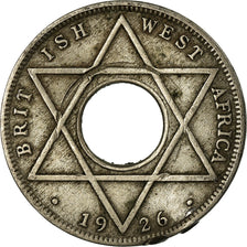 Monnaie, BRITISH WEST AFRICA, George V, 1/10 Penny, 1926, TB+, Copper-nickel