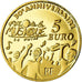 France, 5 Euro, Fête Musique, 2011, MS(65-70), Gold
