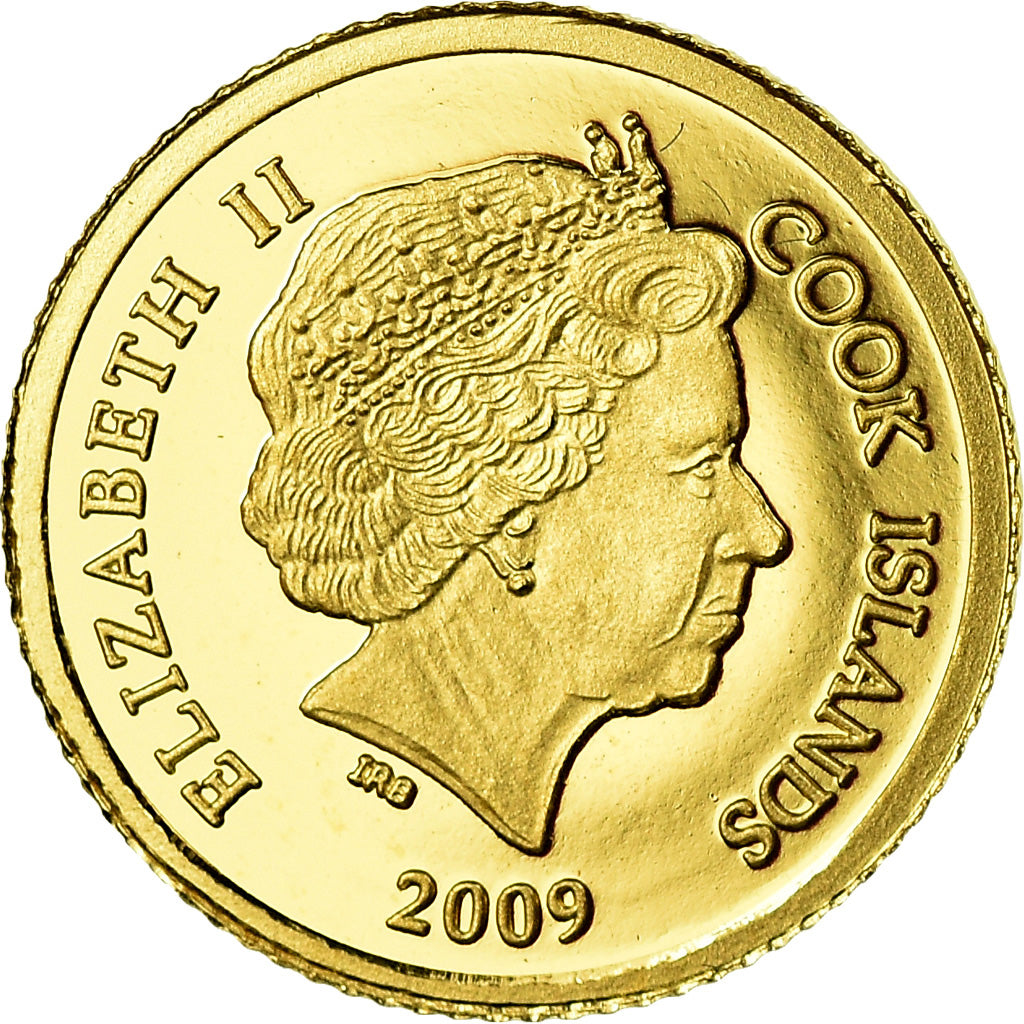Coin, Cook Islands, Helios, 5 Dollars, 2009, MS(65-70), Gold