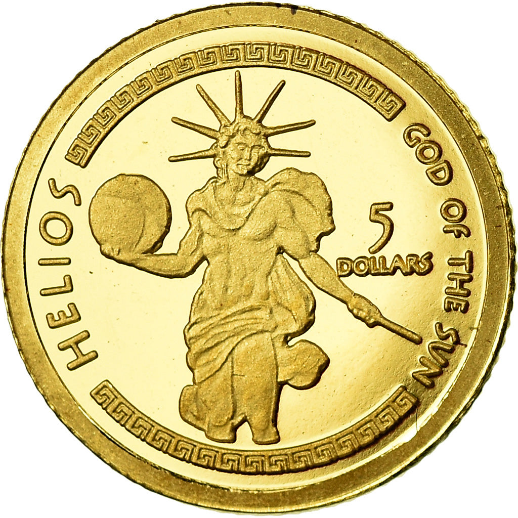 Coin, Cook Islands, Helios, 5 Dollars, 2009, MS(65-70), Gold