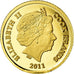Coin, Cook Islands, Tangaroa, 5 Dollars, 2011, MS(65-70), Gold