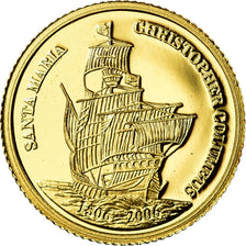 Coin, Palau, Christophe Colomb, Dollar, 2006, MS(65-70), Gold