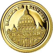 Coin, Andorra, Basilica de Sant Pere, Diner, 2008, MS(65-70), Gold