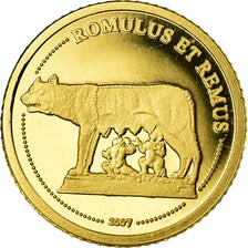 Coin, CONGO, DEMOCRATIC REPUBLIC, Romulus et Remus, 1500 Francs CFA, 2007