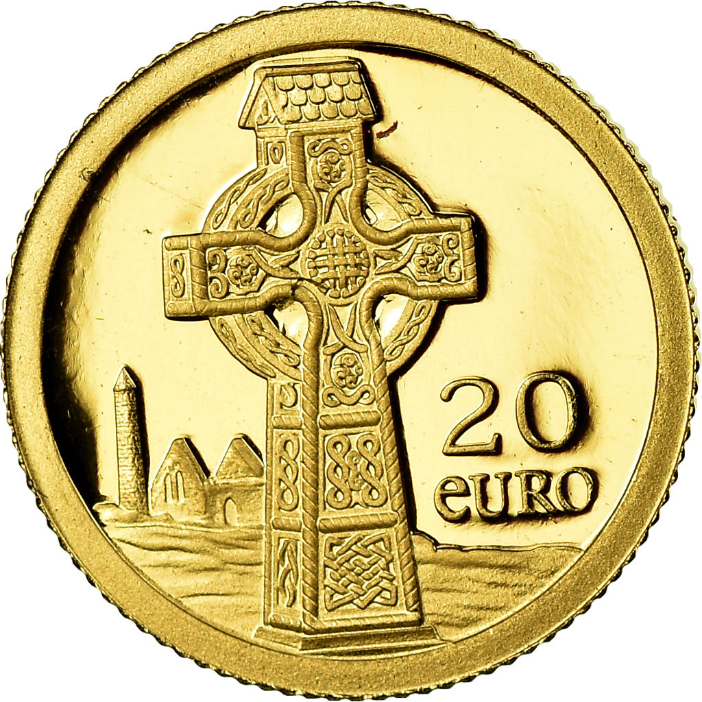 IRELAND REPUBLIC, 20 Euro, Croix celtique, 2011, MS(65-70), Gold