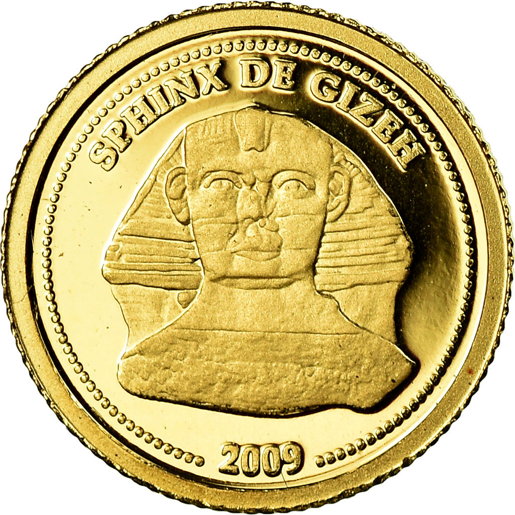 Coin, CONGO, DEMOCRATIC REPUBLIC, Sphink de Gizeh, 10 Francs, 2009, MS(65-70)