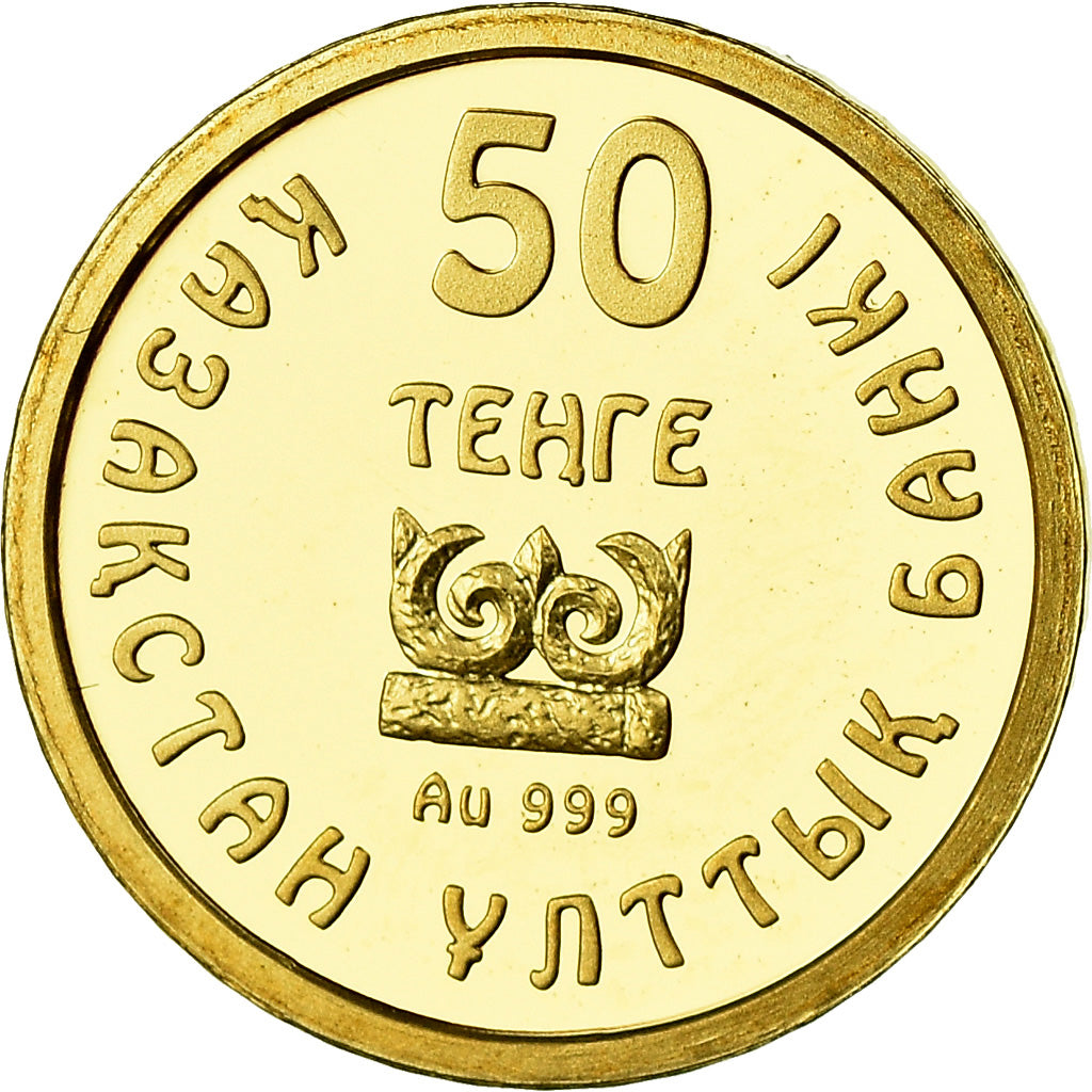 Monnaie, Kazakhstan, Zhalaulinskiy treasure, 50 Tenge, 2009, FDC, Or