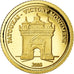 Coin, Laos, Patouxai, 500 Kip, 2008, MS(65-70), Gold