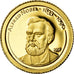 Moneta, Mongolia, Alfred Nobel, 500 Tugrik, 2007, MS(65-70), Złoto