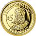 Coin, Nauru, Leonard De Vinci, 5 Dollars, 2010, MS(65-70), Gold