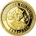Moneda, Nauru, Christophe Colomb, 5 Dollars, 2010, FDC, Oro