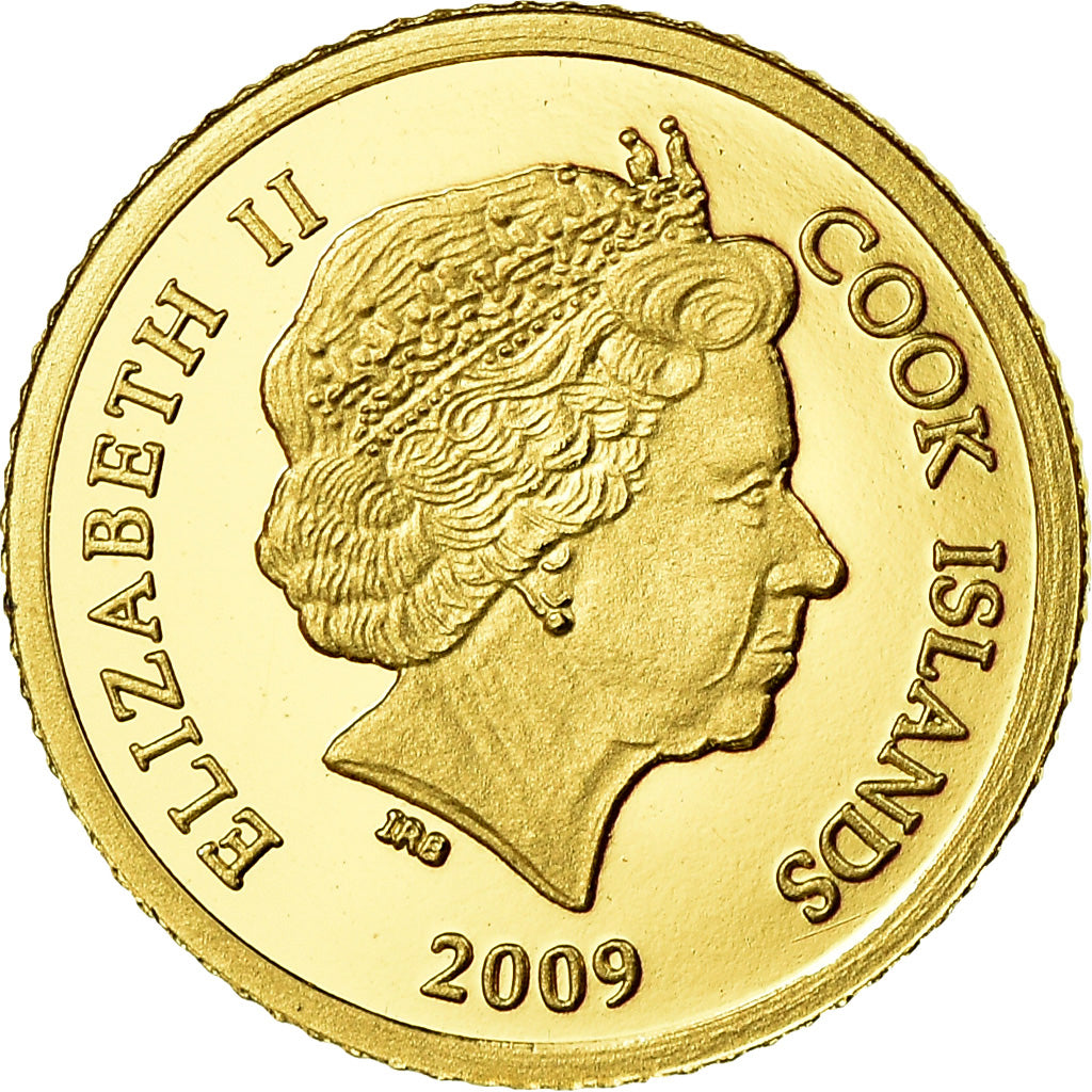 Coin, Cook Islands, Helios, 5 Dollars, 2009, MS(65-70), Gold
