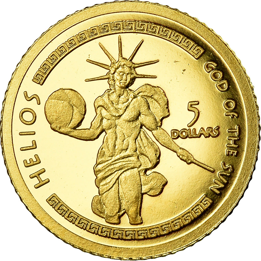 Coin, Cook Islands, Helios, 5 Dollars, 2009, MS(65-70), Gold