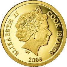 Coin, Cook Islands, Aristotle, 5 Dollars, 2008, MS(65-70), Gold