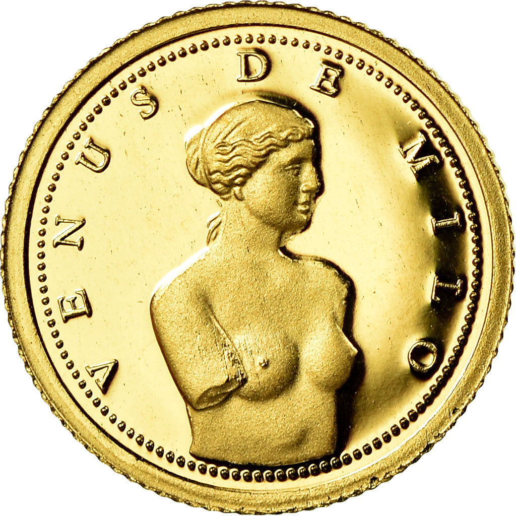 Coin, Andorra, Vénus de Milo, Diner, 2008, MS(65-70), Gold