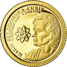 Coin, Samoa, Marie Curie, Dollar, 2009, MS(65-70), Gold