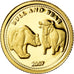 Coin, Palau, Bull - Bear, Dollar, 2007, MS(65-70), Gold