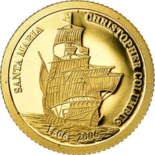Coin, Palau, Christophe Colomb, Dollar, 2006, MS(65-70), Gold